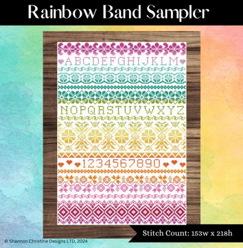 (image for) Rainbow Band Sampler